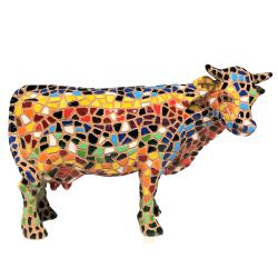 Barcino vache mosaïque 20cm