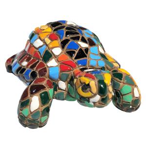Barcino tortue mosaïque couleur 10cm