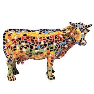 Barcino vache mosaïque 20cm